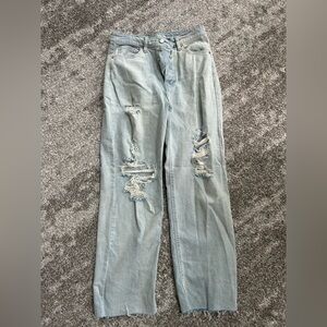 Wild fable Light Blue Distressed Women Jeans